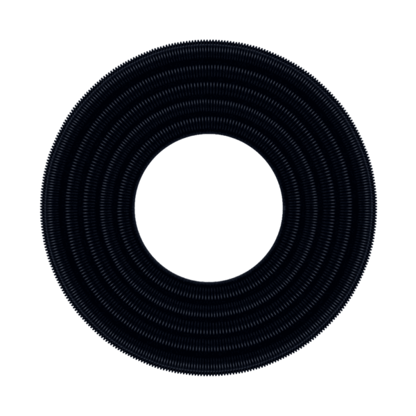 Tubería Poliflex color negro exteriores 3/4" 50m 3943