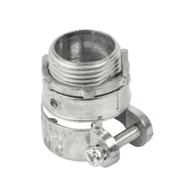 Conector 1/2, Biex, Eleksteel, flexible, recto, UL, EMT047