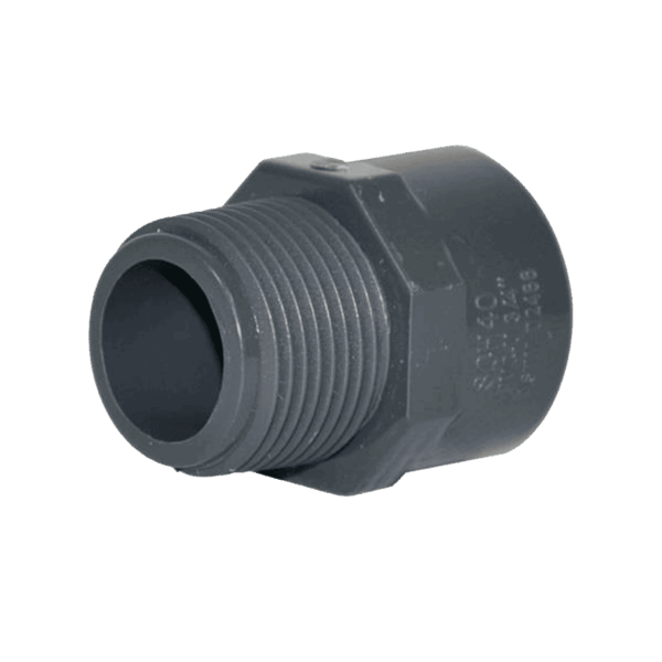 Conector 3/4, Gerfor, PVC, tipo A, UL, CO582