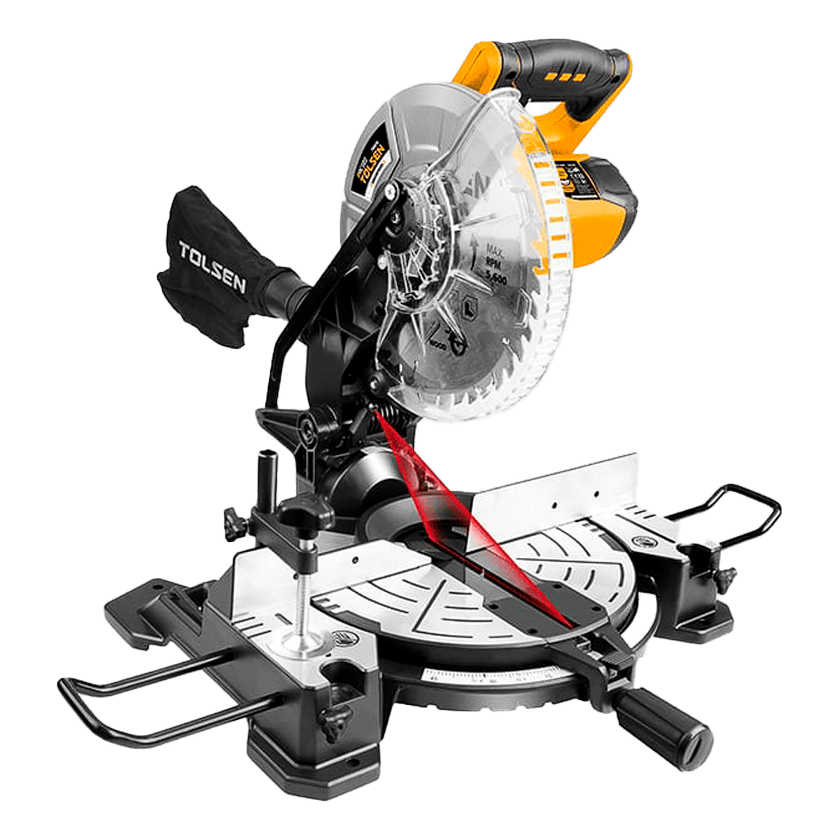 Sierra ingleteadora Tolsen con cable 10" 15A 79818