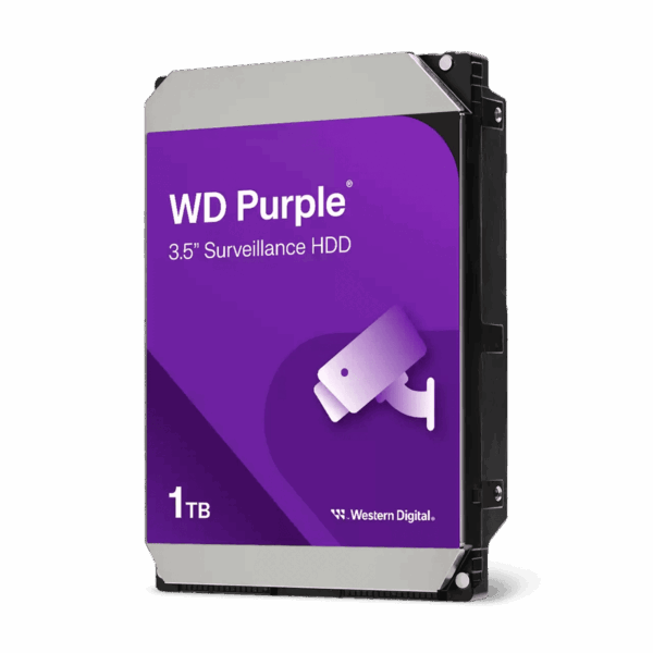 Disco duro Western Digital 1TB videovigilancia línea WD Purple
