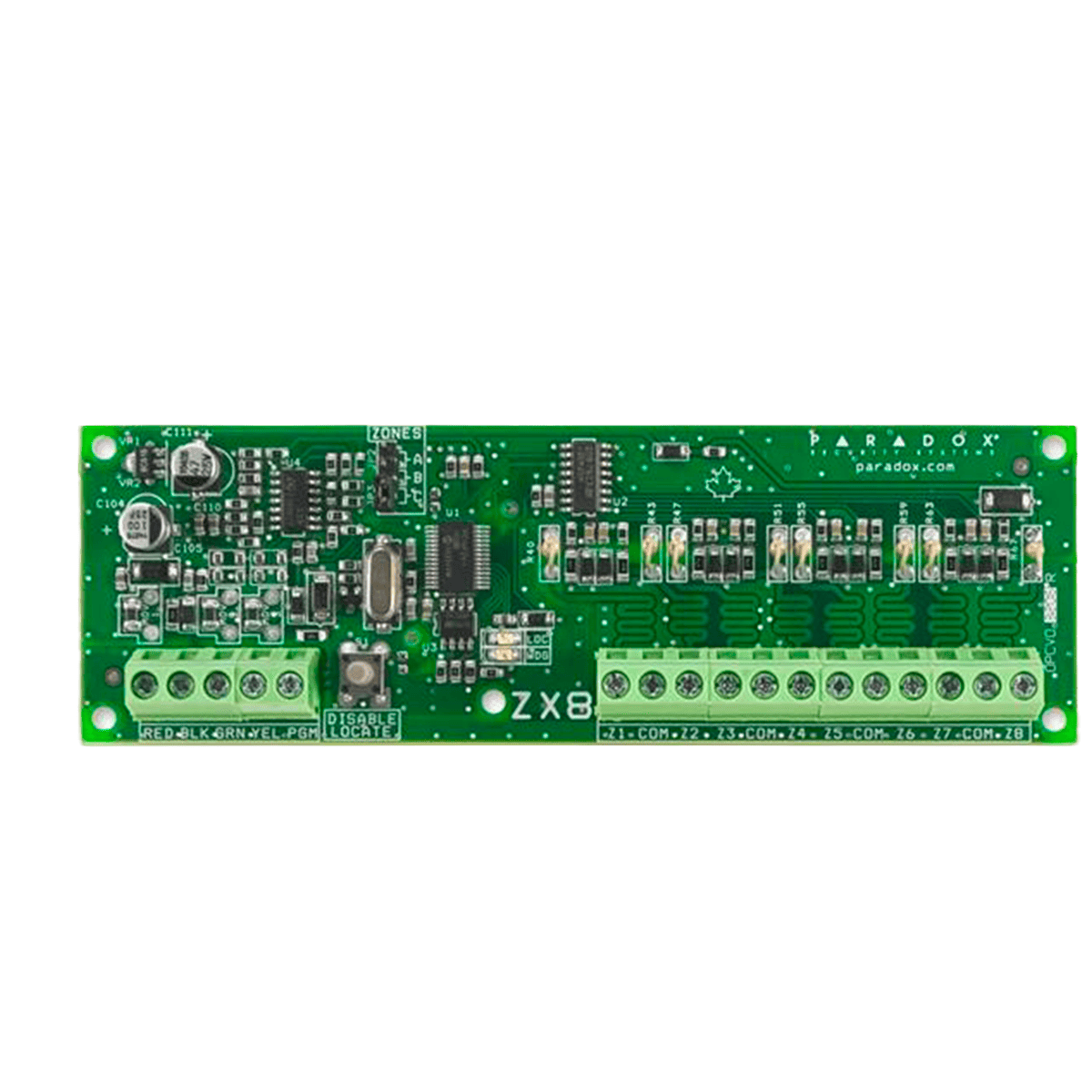 Expansor, Paradox, de 8 zonas, compatible MG y SP (ATZ 16 solo EVO), ZX8