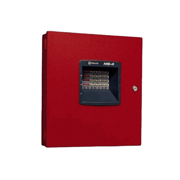 Panel de incendio convencional, Firelite, 4 zonas, detectores de humo de 2 y 4 hilos, MS-4