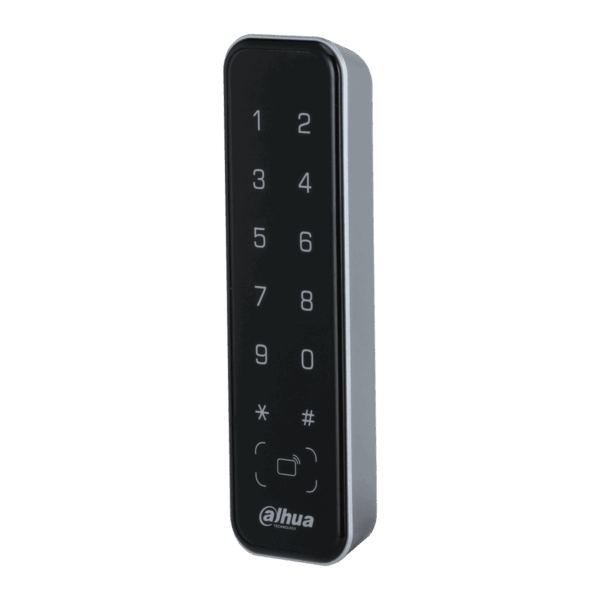 Lector para control de acceso, Dahua, tarjeta 125KHZ, contraseña, IP66, DHI-ASR2201A-D