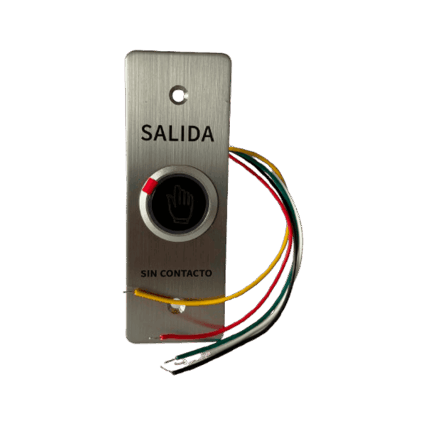 Botón de salida, dlx, de proximidad, con luz, placa angosta, NO/NC/COM, SNT840