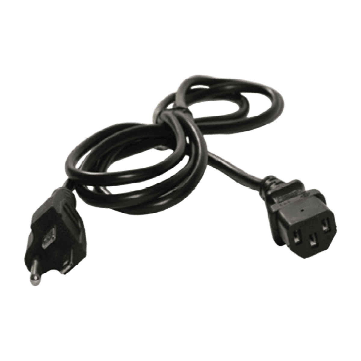 Cable de alimentación, dlx, color negro, AC 1.5m, 10A, 125V, con 3 clavijas, 03322