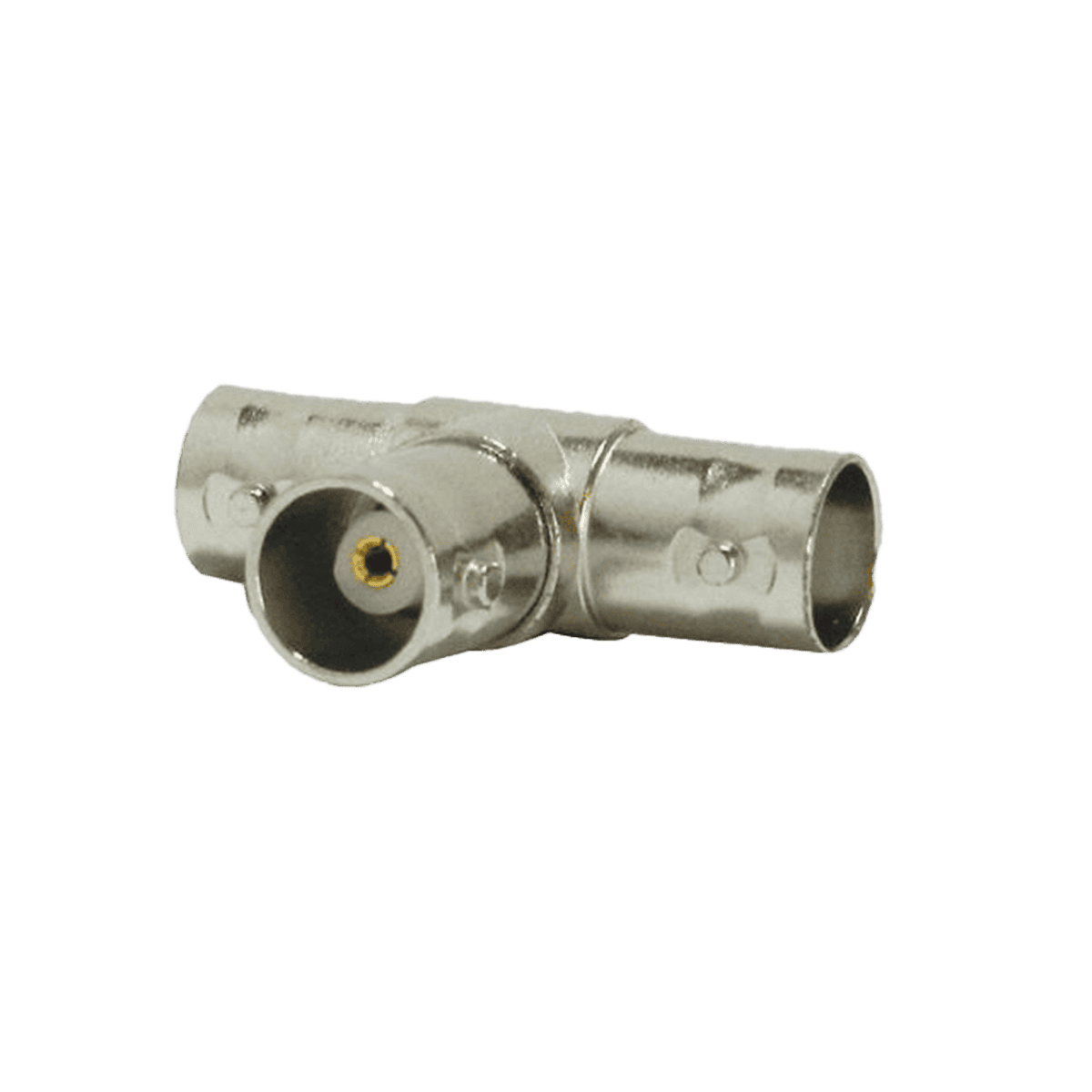 Conector tipo "T", dlx, 3 hembras, BNCA3