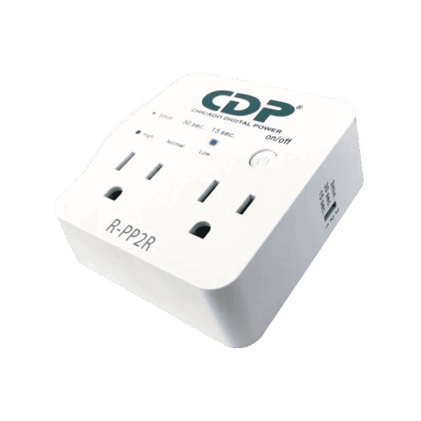 Supresor de picos, CDP, color blanco, 350 joules, 120V, R-PP2M