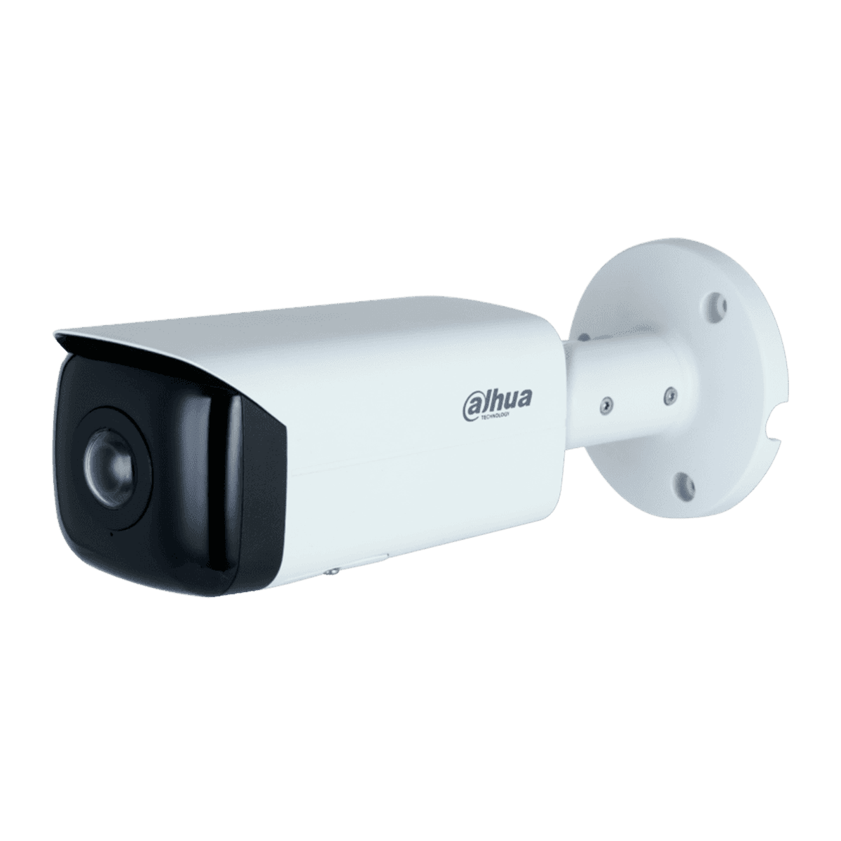 Cámara Bullet Dahua IP, 4MP, lente 2.1mm, IR20m, ángulo de visión 180°, WDR, SMD Plus, IP67 WizSense, DH-IPC-HFW3441T-AS-P