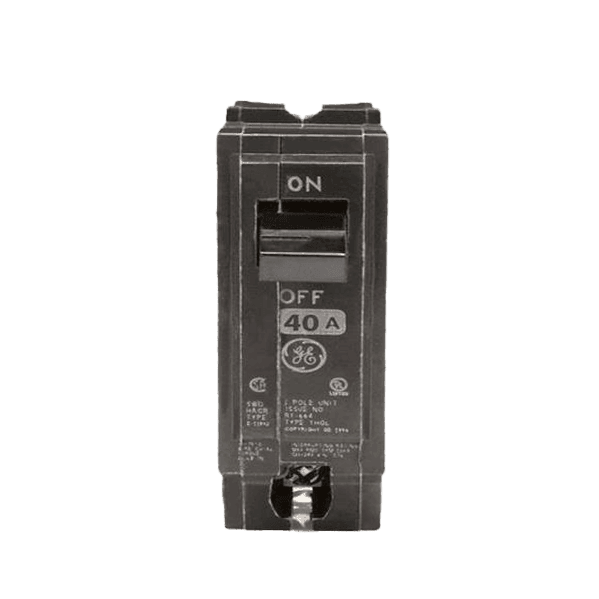 Breaker, General Electric, 1 polo, 40A, 120/240V, 10KA, THQP140