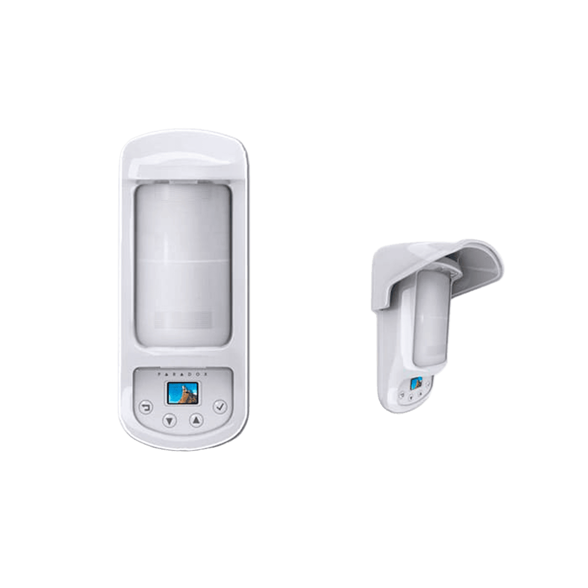 Sensor de movimiento, Paradox, doble tecnología, exterior, con anti-mask activo, NVX80