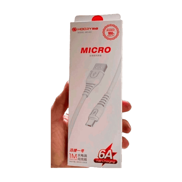 Cable, dlx, Micro USB, HR-X01, V8, 1m, 0428