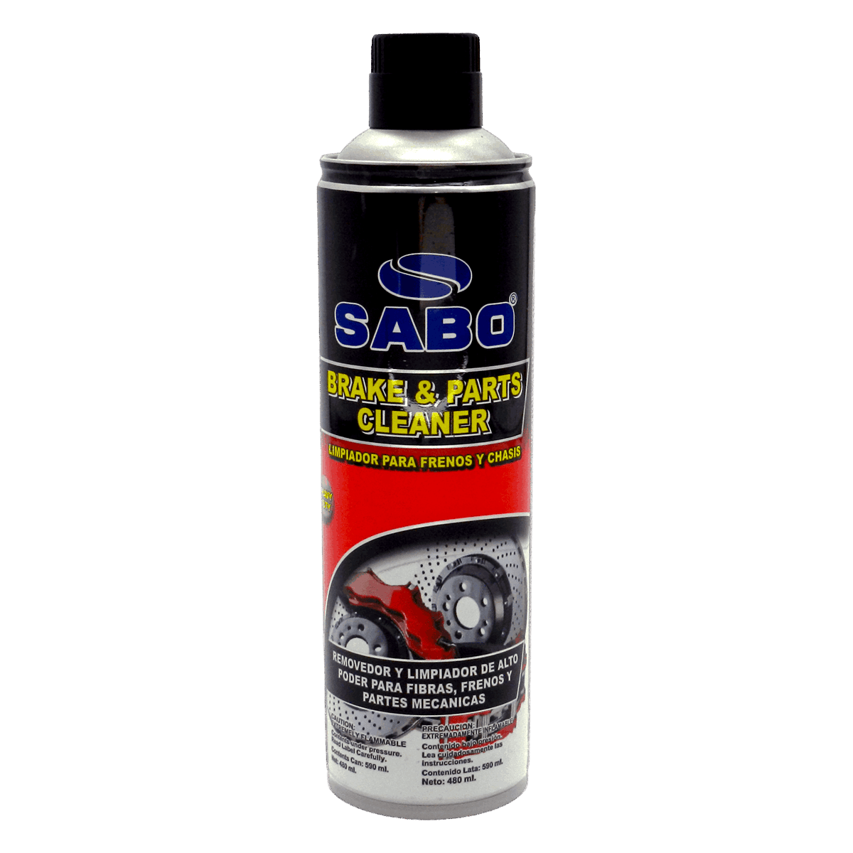 Limpiador de frenos y partes, Sabo, en aerosol, 590 ml, 53-0111