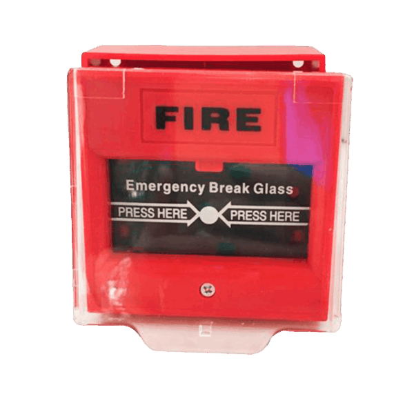 Estación manual incendio, dlx, Fire, ruptura de vidrio, color rojo, 8,6 x 8,6 x 5,0cm, CP02RDP