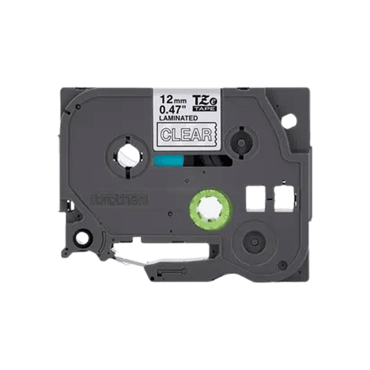 Cinta laminada, Brother, color blanco, para PTH110BP, 0.47 pulgadas, CINPTH110BP