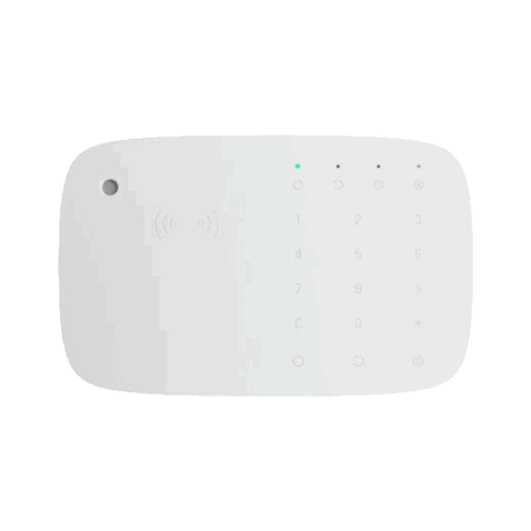 Teclado táctil Ajax inalámbrico