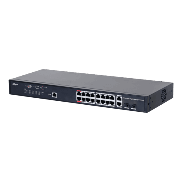 Switch PoE Dahua 16 puertos