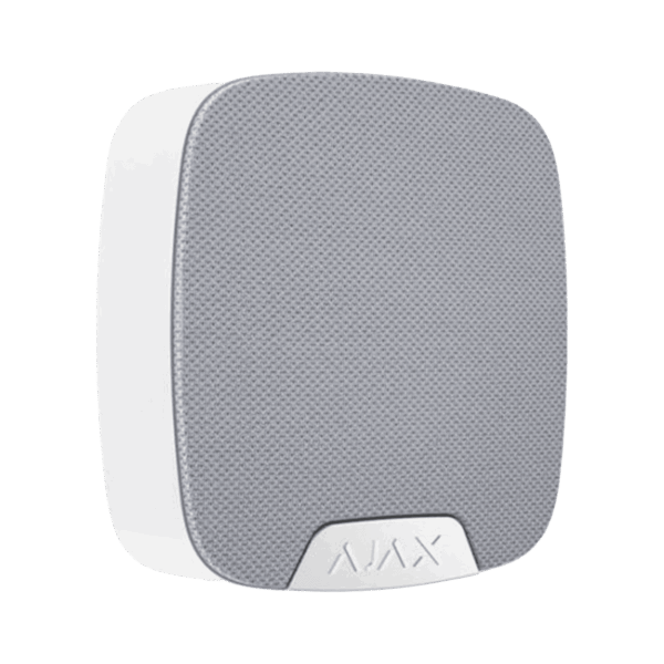 Sirena acústica, Ajax, ajustable de 81 a 105db, para interiores, homesiren, color blanco, 28275.11.WH3