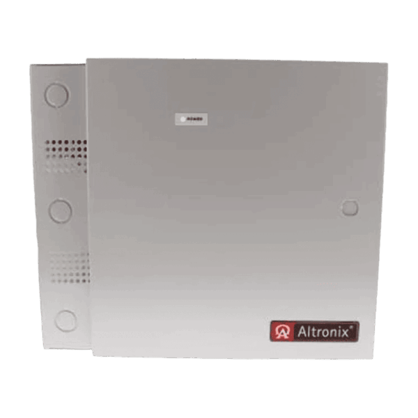 Fuente de alimentación/cargador Altronix con control de acceso, 2 salidas PTC, clase 2, 12/24VDC-1.75A, 115VAC