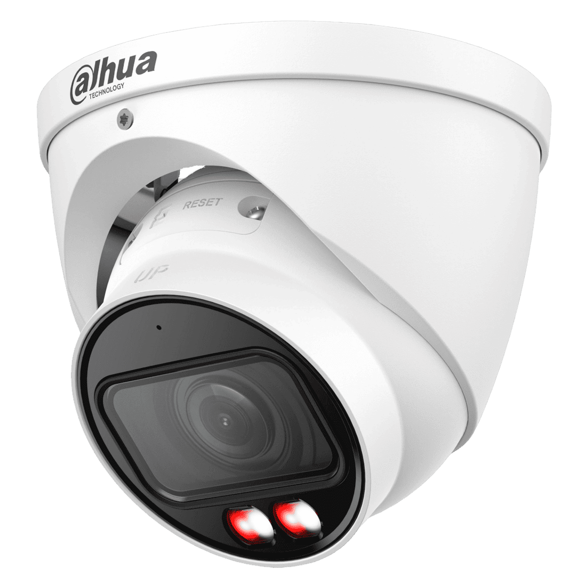 Cámara Eyeball Dahua IP, 6MP, lente varifocal 2.7-13.5mm smart, iluminación dual 40m, IP67, micrófono incorporado, WizSense, DH-IPC-HDW2649T-ZSIL