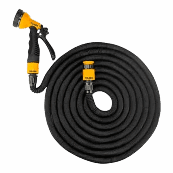 Manguera Tolsen 5mts con conector de 1/2"-3/4" y boquilla de 8 patrones