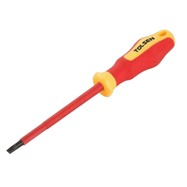 Destornillador Tolsen dieléctrico plano 38001