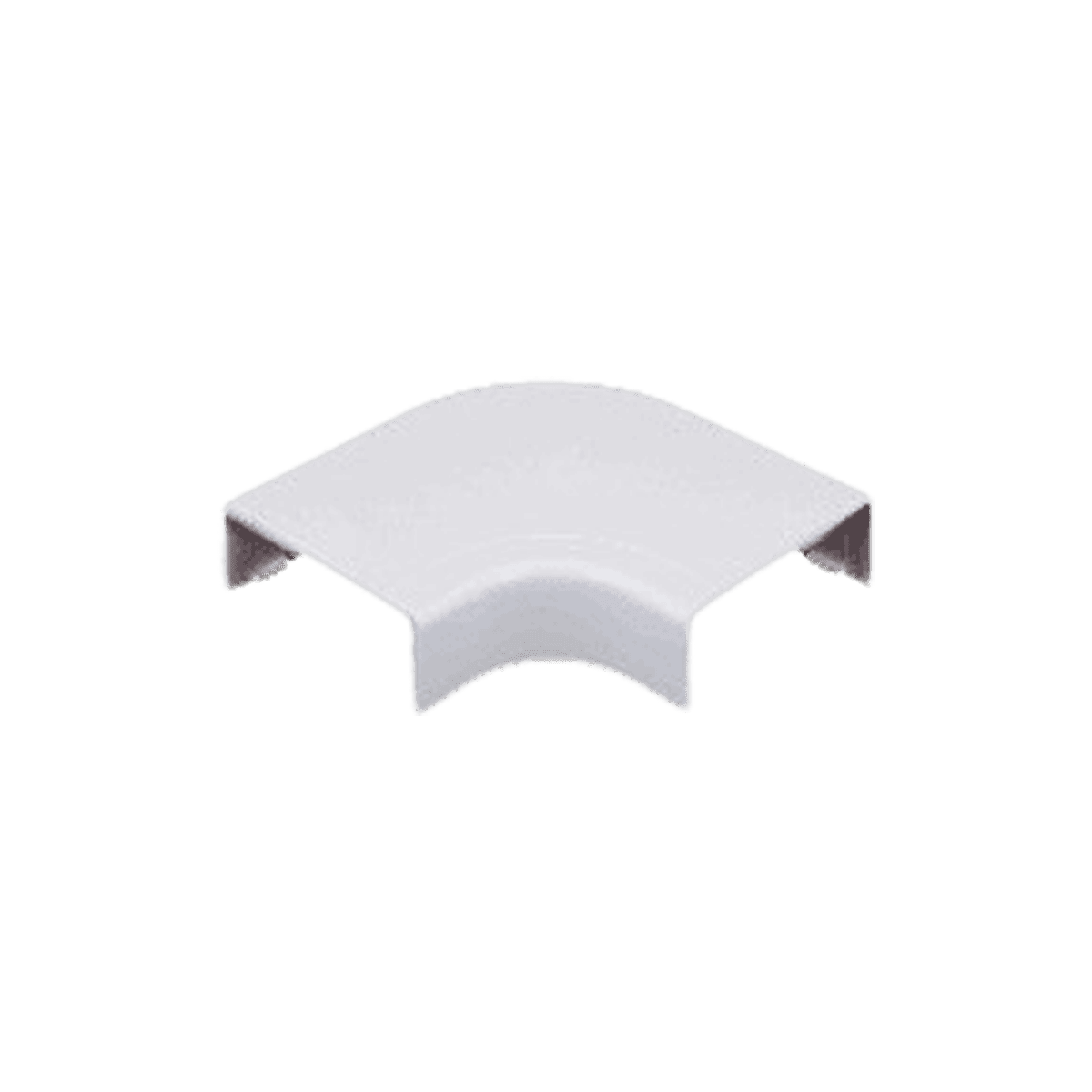 Ángulo plano para canaleta, Dexson, color blanco, 32 x 12
