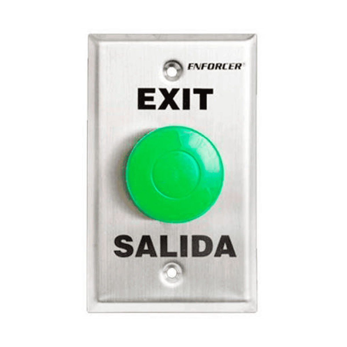 Botón de salida, Enforcer, tipo hongo N.O.,N.C., verde, 50A-24VAC, SD-7201GCPE1
