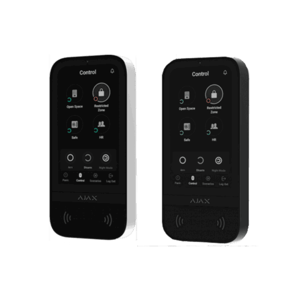 Teclado con pantalla táctil, Ajax, inalámbrico, para sistemas Ajax, color negro