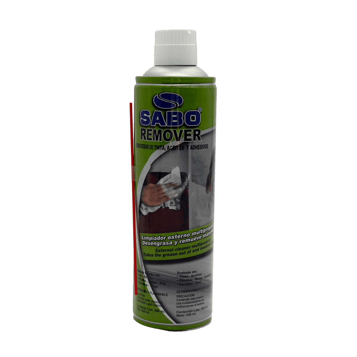 Removedor de tinta, SABO, 590ml, inflamable, 530-150