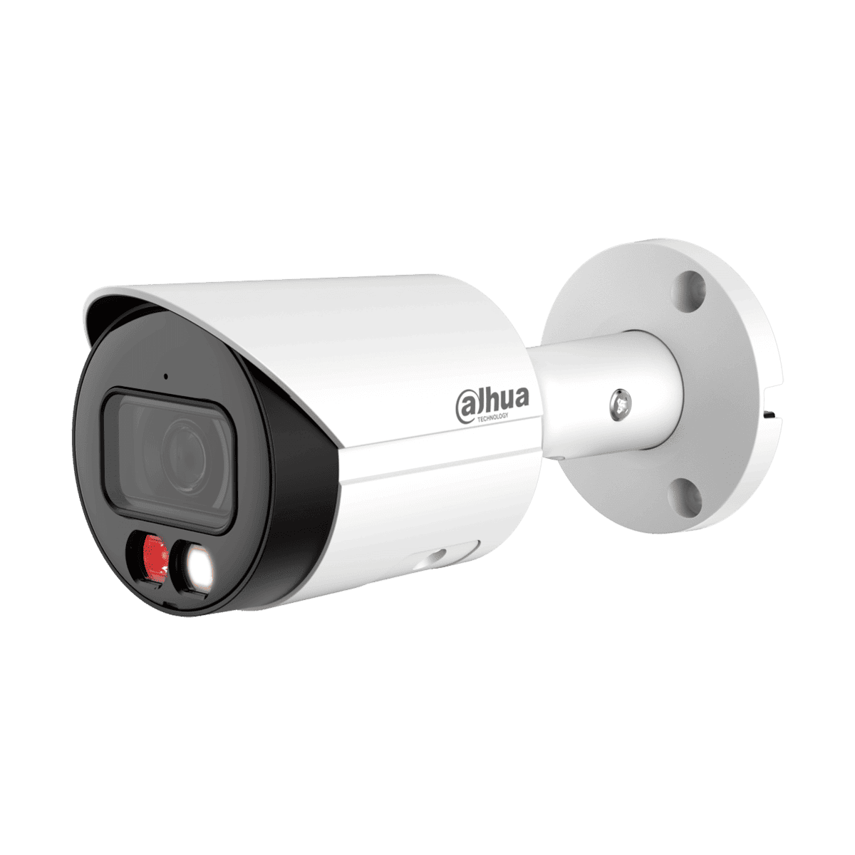 Cámara Bullet Dahua IP, 8MP, lente 2.8mm, iluminación dual 30m, IP67, micrófono incorporado, WizSense, DH-IPC-HFW2849S-S-IL