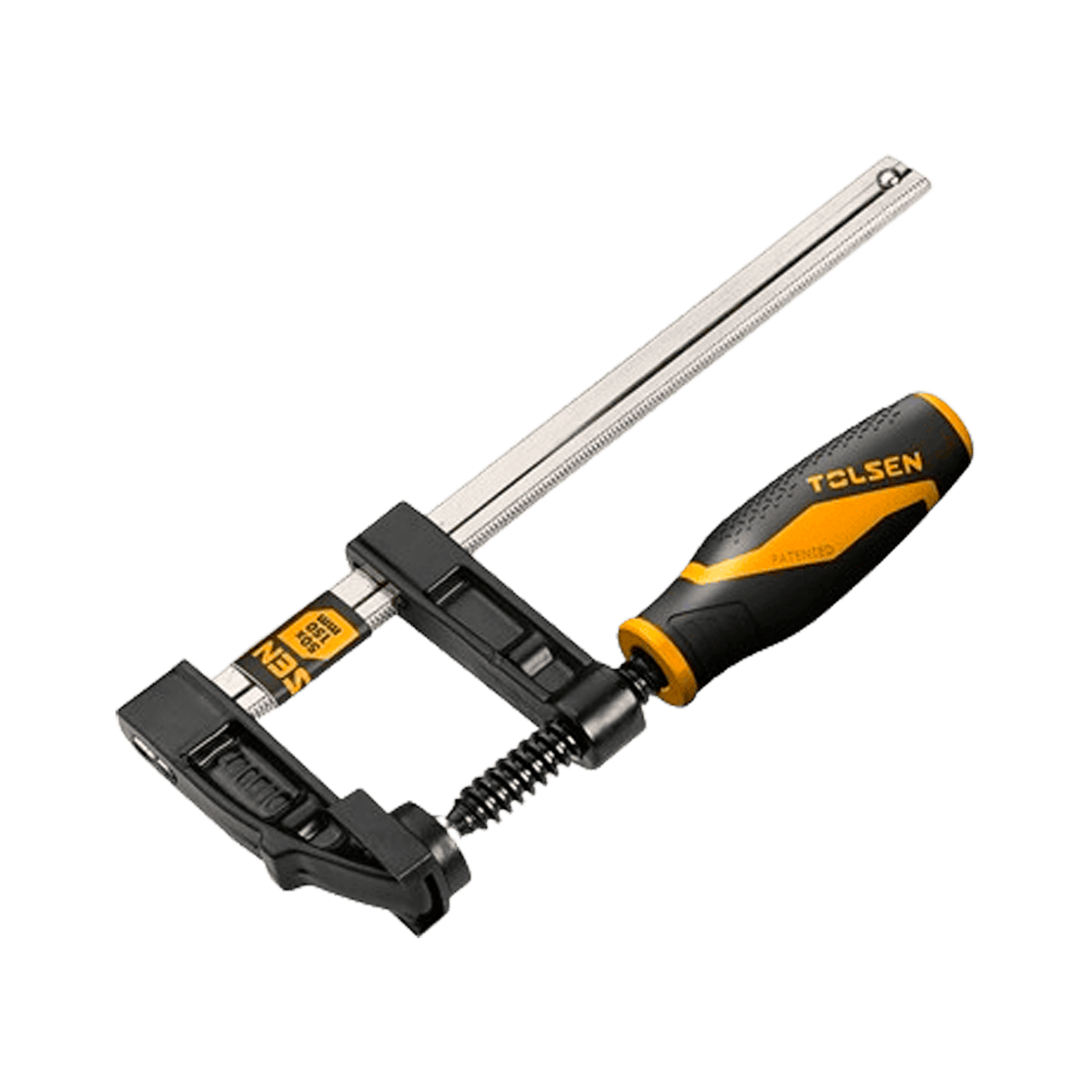 Prensa sargento, Tolsen, tipo F, 120×500mm, acero reforzado, mango ergonómico