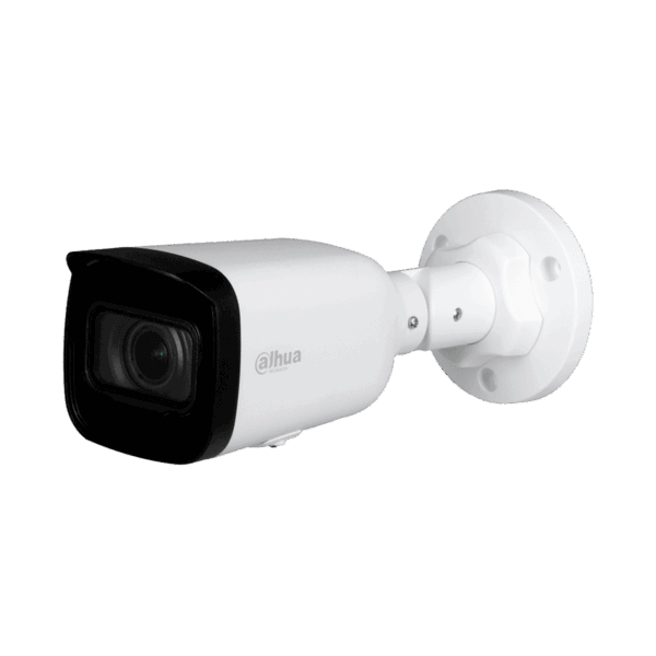 Cámara Bullet Dahua IP, 4MP, lente motorizado, 2.8-12mm, IR50m, IP67, WDR, SD max 256, POE, H265+