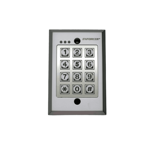 Teclado antivandalismo Enforcer 1000 usuarios rele de forma C